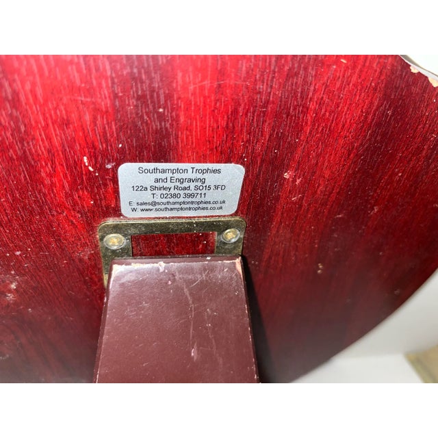 Winchester District Spaa Sports Award 2008-2013 Wood & Silver English Trophy Plaque for Master Sportsman For Sale - Image 12 of 12