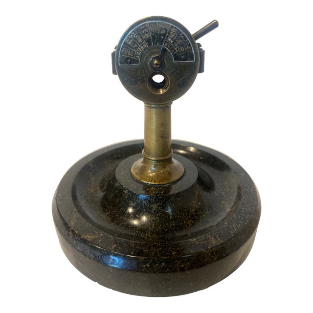 Antique Novelty Cigar Cutter in the Shape of Maritime Ship’s Engine Order Telegraph For Sale