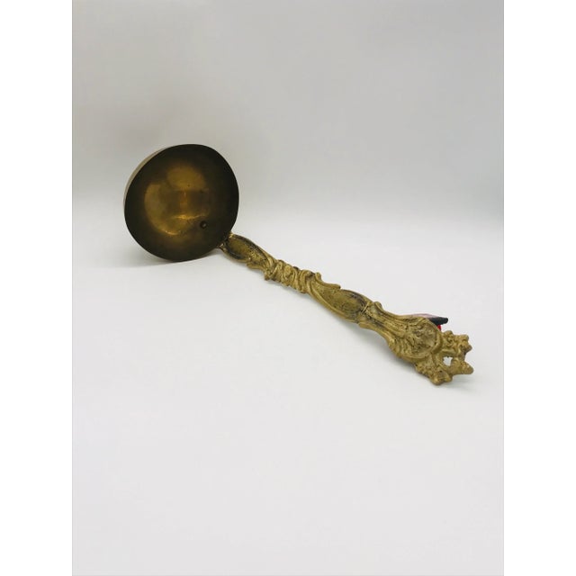 Large English Brass Soup Ladle For Sale In Dallas - Image 6 of 12
