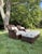 2000 - 2009 Mark Hampton for Hickory Chair Woven Lounge Chairs & Ottomans in Colefax & Fowler—Set of 2 For Sale - Image 5 of 18