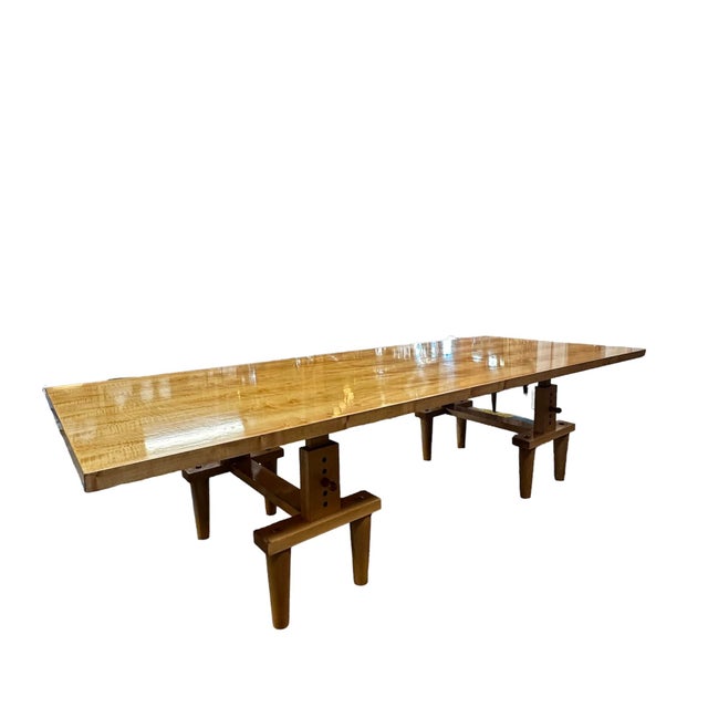 1950s Italian Bramante Beech Dining Work Studio Table by Castiglioni for Zanotta For Sale - Image 10 of 10