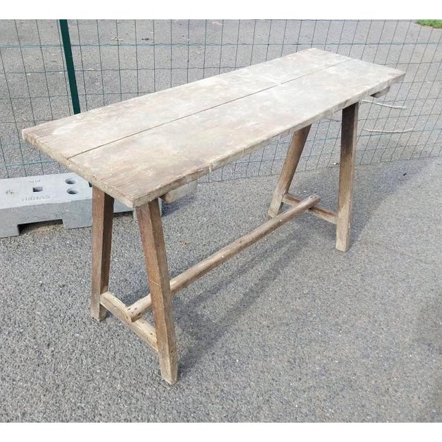 French Laundry Table, 1880 For Sale - Image 3 of 9
