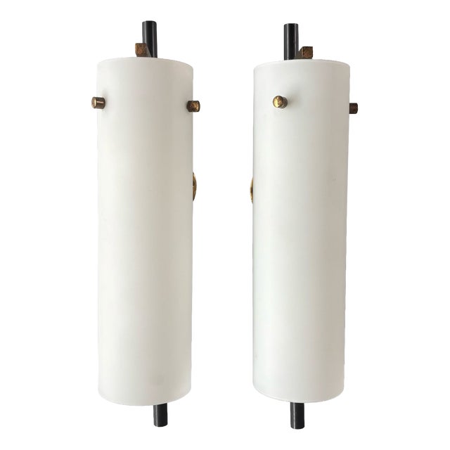 Vintage French Wall Sconces, 1950s, Set of 2 For Sale