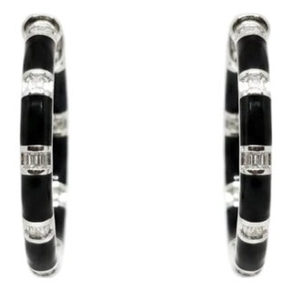 18k Gold Diamond 0.74ct Stud Earrings, Timeless Elegance For Sale