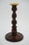 Wood Early Victorian English Oak Barley Twist Candleholders, Set of 2 For Sale - Image 7 of 12