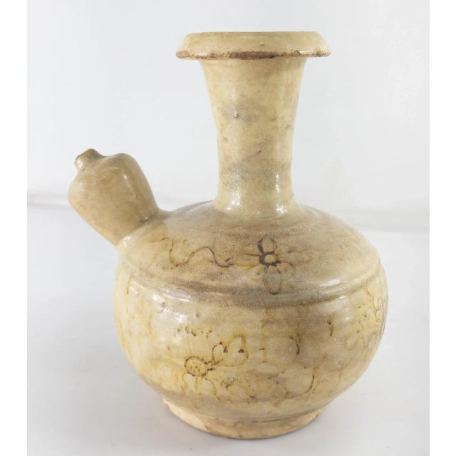 18th or 19th Century Chinese Asian Pottery Kendi Pouring Vessel For Sale - Image 4 of 10