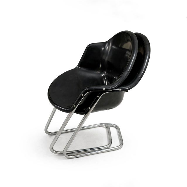 Mid-Century Modern Model 419 Chairs by Yrjo Kukkapuro for Haimi, 1964, Set of 6 For Sale - Image 3 of 11