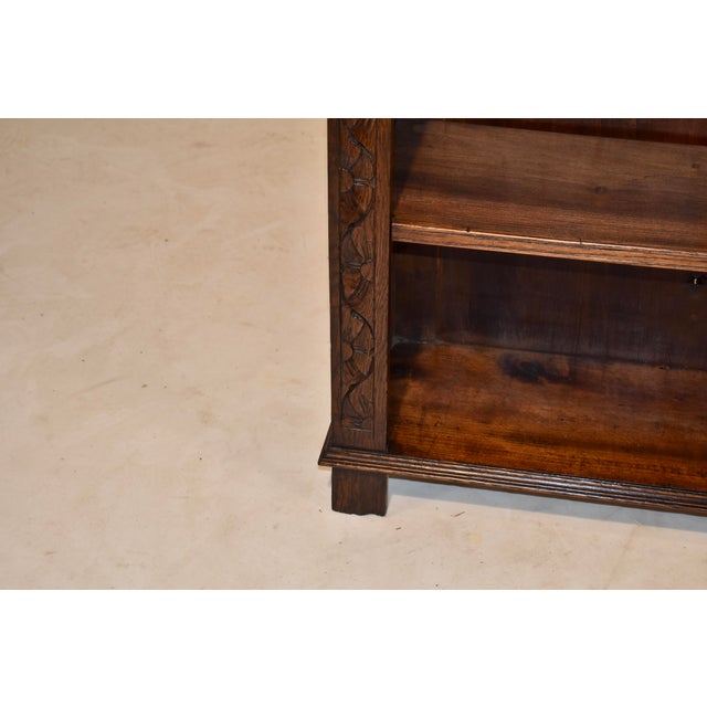 Wood Late 19th Century French Oak Bookcase For Sale - Image 7 of 9