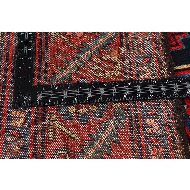 Textile Antique Persian Bakhtiari Rug, 11'02 X 16'08 For Sale - Image 7 of 10