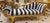 Rococo 1960s French Louis XV Chaise Lounge black and white Striped For Sale - Image 3 of 7