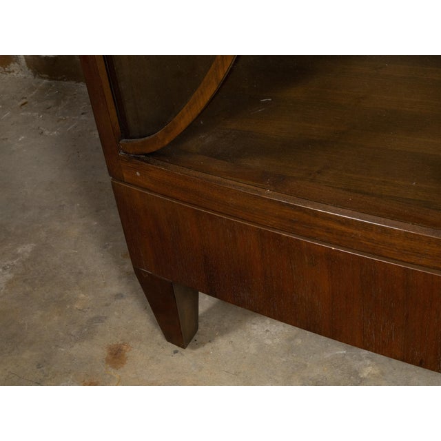 Henredon Late 20th Century Vitrine Cabinet With Glass Doors and Shelves, Attributed to Barbara Barry for Henredon For Sale - Image 4 of 12