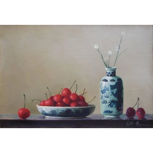 Hand signed. Zhang Wei Guang, also called ‘mirror' was born in Helong Jang, China in 1968. Having made a deep formative...