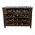 Vintage Hollywood Regency Chinoiserie Black Lacquer Commode For Sale