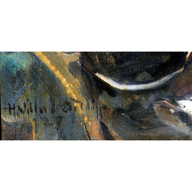 1920s 1920s H. Willard Ortlip Mother and Child 1920s - With Rare Newcomb Macklin Giltwood Frame For Sale - Image 5 of 6