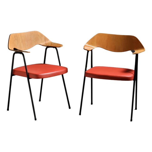 Model 675 Armchairs by Robin and Lucienne Day for Airborne, 1950s, Set of 2 For Sale