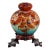 French Art Deco Incense Burner Night Lamp by Le Verre Francais Schneider - 1920s France For Sale