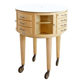 Girator Rotating Dentist Cabinet by Leon Martin, Paris, 1950s For Sale