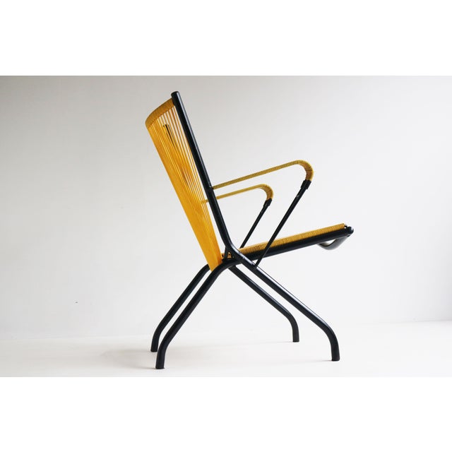 Foldable Lounge Chair by Andre Monpoix for Meubles TV, France, 1950 For Sale - Image 4 of 12