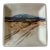 Vintage Hand Painted Ceramic Plate by Santa Fe Artist For Sale
