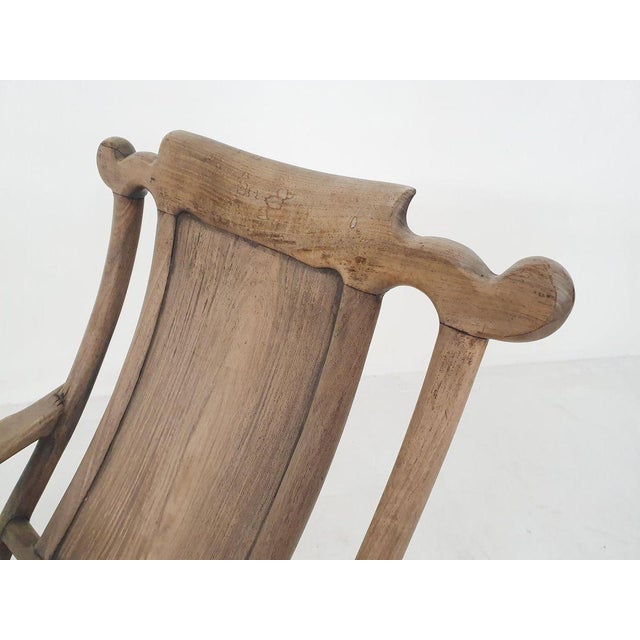 19th-Century Chinese Moon Gazer Lounge Chair For Sale - Image 15 of 18