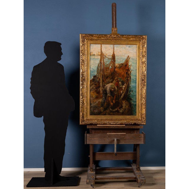 Period: 19th century style: other style condition: excellent condition material: oil painting width: 60height: 90 an...