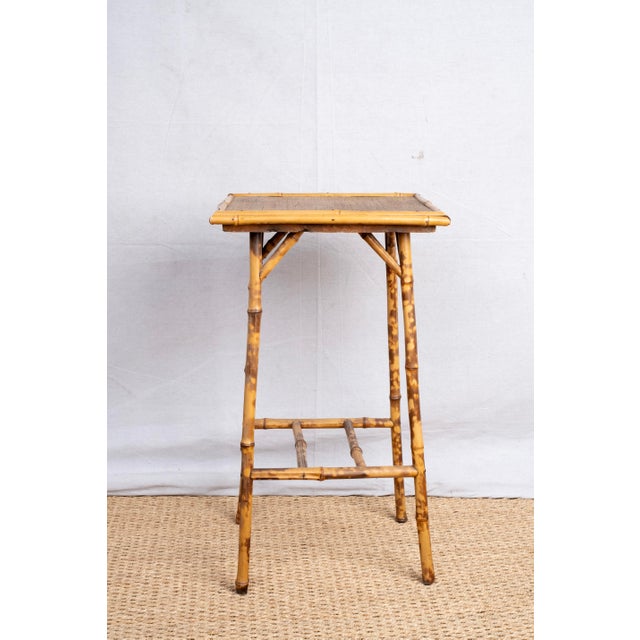 Traditional 19th Century Bamboo Occasional Table For Sale - Image 3 of 6