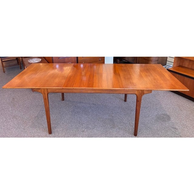 Wood European Mid 20th Century Extending Dining Table With Double Butterfly Leaf by McIntosh, c.1960 For Sale - Image 7 of 17