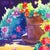 Illustration Flowers in Terracotta Pots - Tomoko Parry, C. 1990s For Sale - Image 3 of 10