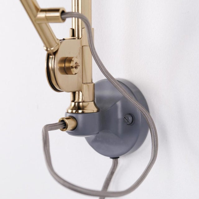 Bestlite BL6 Wall Lamp in Brass and Grey by Robert Dudley Best for Gubi For Sale - Image 11 of 12