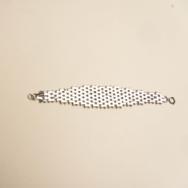 Modern Art Deco Masonry Bracelet attributed to Jakob Bengel, 1930s For Sale - Image 3 of 6