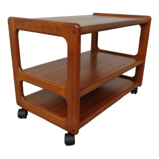 Danish Teak Tea Cart 1960s For Sale