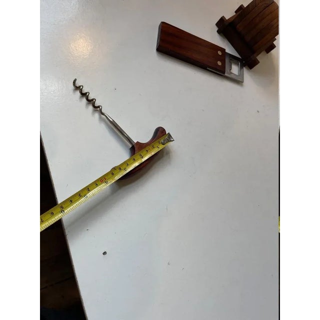 Scandinavian Modern Bar Set in Teak, 1960s, Set of 9 For Sale - Image 4 of 11