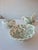 Vintage English Green Transferware Vanity Set by Crown Devon Fieldings, 1940s, Set of 3 For Sale - Image 6 of 15