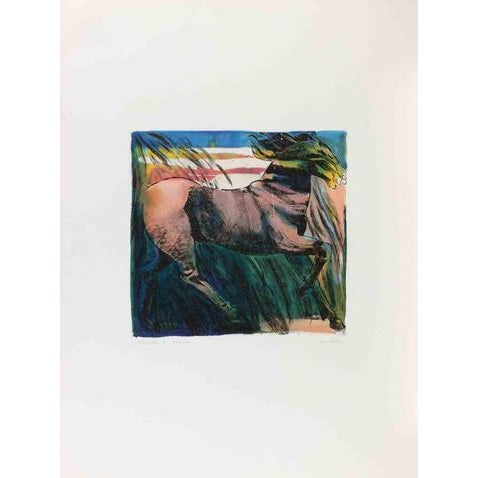 Etching and aquatint on paper. Artist proof. Hand signed in pencil. Very good condition except for some minor foxing. This...