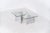 White Marble & Glass Coffee Tables, Set of 2 For Sale - Image 8 of 11