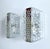 Vintage Bubble Glass and Chrome Sconces, 1970s, Set of 2 For Sale - Image 4 of 15