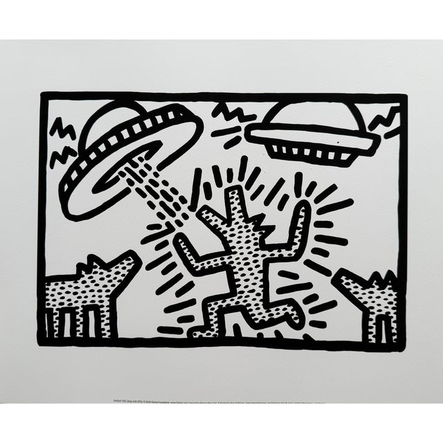 Keith Haring, Untitled 1982 (Dogs with Ufo's), 2000s, Paper For Sale - Image 9 of 9