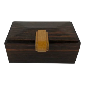 French Art Deco Smokes Box or Makeup Pencil Holder by Marius Agogue Loiret