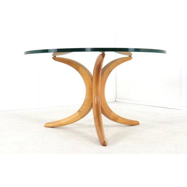 Coffee Table with Boomerang Legs and Glass Top from Alma Möbel, 1960s For Sale - Image 6 of 13