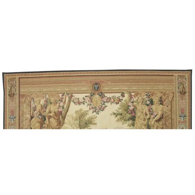 19th Century Vintage Tapestry Depicting Royal Figures For Sale - Image 5 of 9