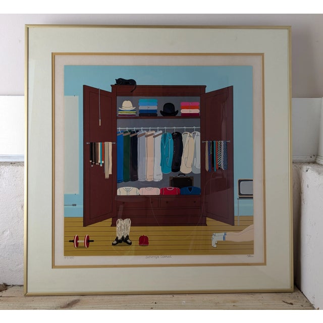 Jimmy’s Closet” by Oku Shigeo Okumura – Signed & Numbered Lithograph Add a touch of whimsy and sophistication to your...