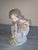 Gray Lladro Girl Picking Gathering Flowers For Sale - Image 8 of 8