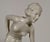 Art Nouveau Fraureuth Porcelain Figurine Nude Maiden with Fawn For Sale - Image 3 of 10