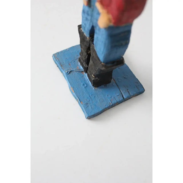 Mid 20th Century Vintage Western Folk Art Cowboy For Sale - Image 5 of 5