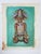 Mid 20th century oil on canvas painting of Mayan or Aztec style figure. Unsigned. Unframed, image size 12" x 18", canvas...