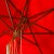 Modern 9 Ft Wooden Outdoor Umbrella in Red For Sale - Image 3 of 4