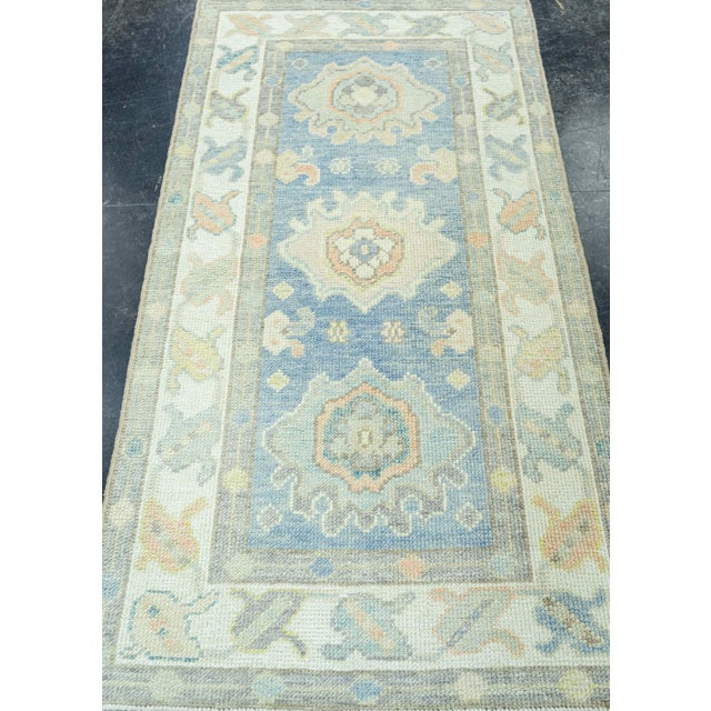Turkish Oushak Rug 2'6" x 4'10" #19500 Explore a curated collection of hallway runners, wool rugs, and handmade...
