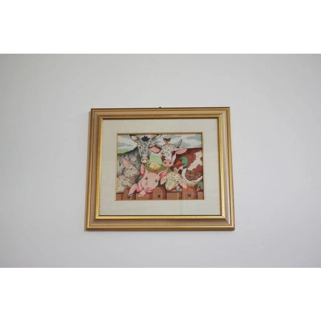 Crocheted Paintings, 1990s, Set of 3 For Sale - Image 18 of 18