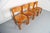 Mid-Century Modern Dining Chairs in Beech & Cognac Leather by Pierre Chapo, 1960s, Set of 4 For Sale - Image 3 of 18