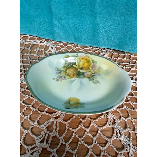 1930s Art Deco Porcelain Hand Painted Candy Dish For Sale In Los Angeles - Image 6 of 6